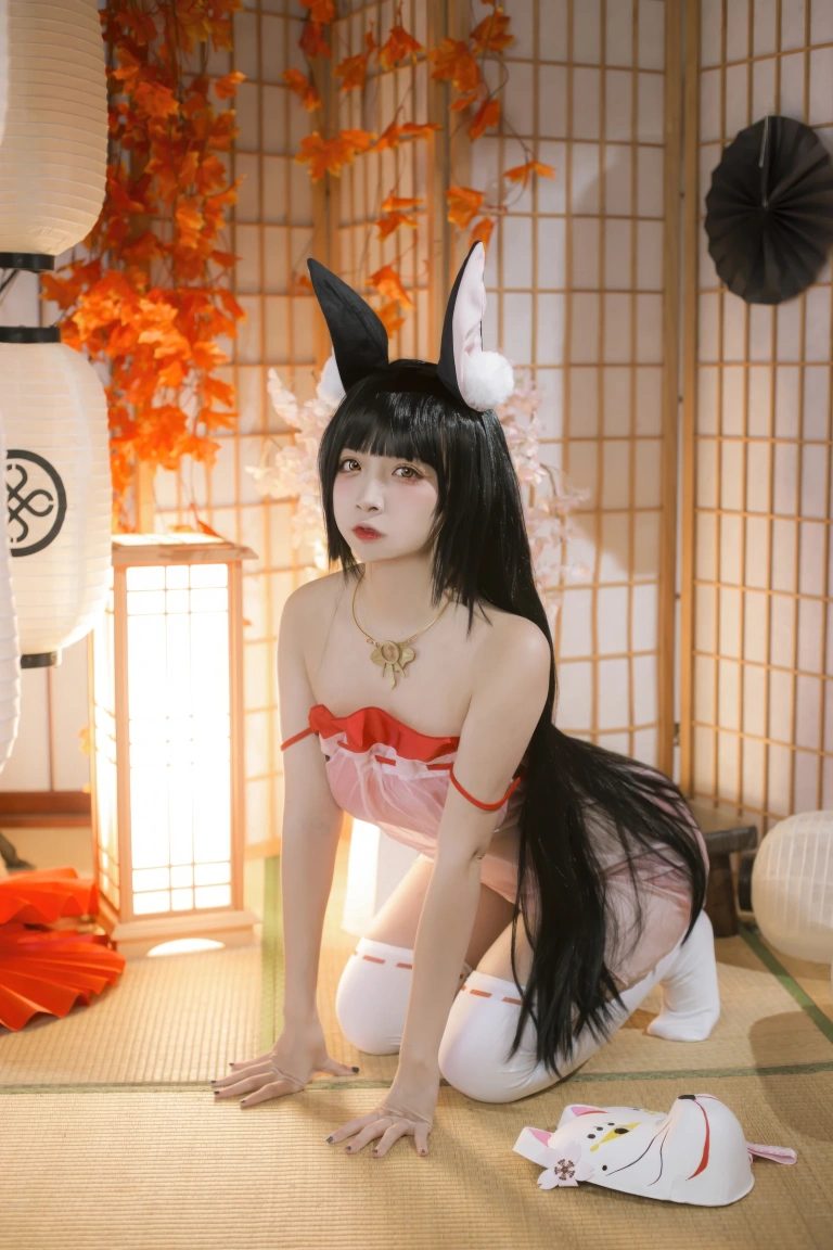 二佐Nisa《碧蓝航线 长门睡衣》写真图集 18P｜在线预览与图包下载