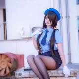 二佐Nisa《约会大作战 狂三 女警》写真图集 28P｜在线预览与图包下载