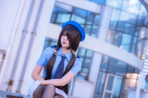 二佐Nisa《约会大作战 狂三 女警》写真图集 28P｜在线预览与图包下载
