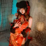 二佐Nisa《时崎狂三 新春旗袍》写真图集 15P｜在线预览与图包下载
