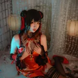 二佐Nisa《时崎狂三 新春旗袍》写真图集 15P｜在线预览与图包下载