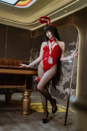 二佐Nisa《碧蓝航线 大凤桌球兔女郎》写真图集 31P｜在线预览与图包下载