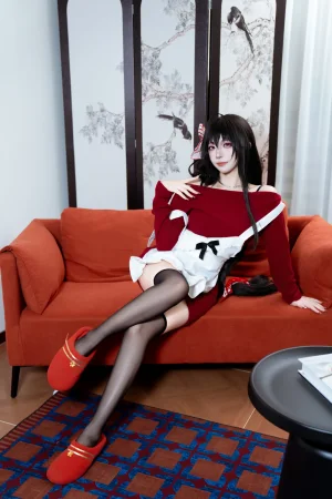 二佐Nisa《碧蓝航线 大凤 居家服》写真图集 31P｜在线预览与图包下载