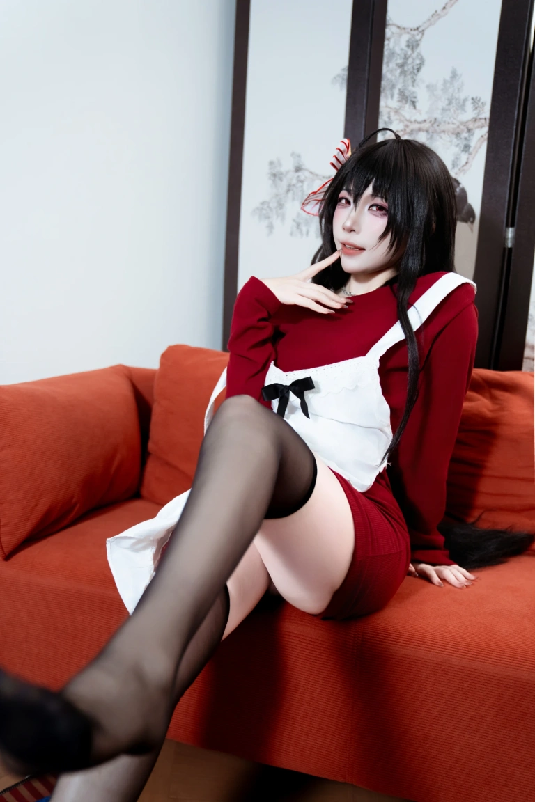 二佐Nisa《碧蓝航线 大凤 居家服》写真图集 31P｜在线预览与图包下载