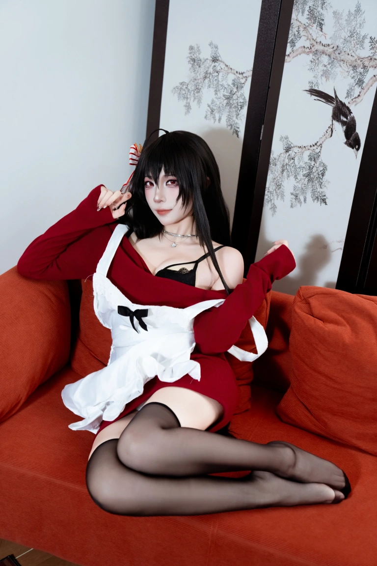 二佐Nisa《碧蓝航线 大凤 居家服》写真图集 31P｜在线预览与图包下载