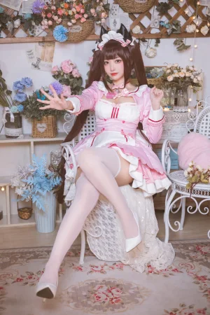二佐Nisa&宮本桜《巧克力与香子兰女仆》写真图集 50P｜在线预览与图包下载