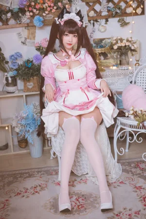 二佐Nisa&宮本桜《巧克力与香子兰女仆》写真图集 50P｜在线预览与图包下载