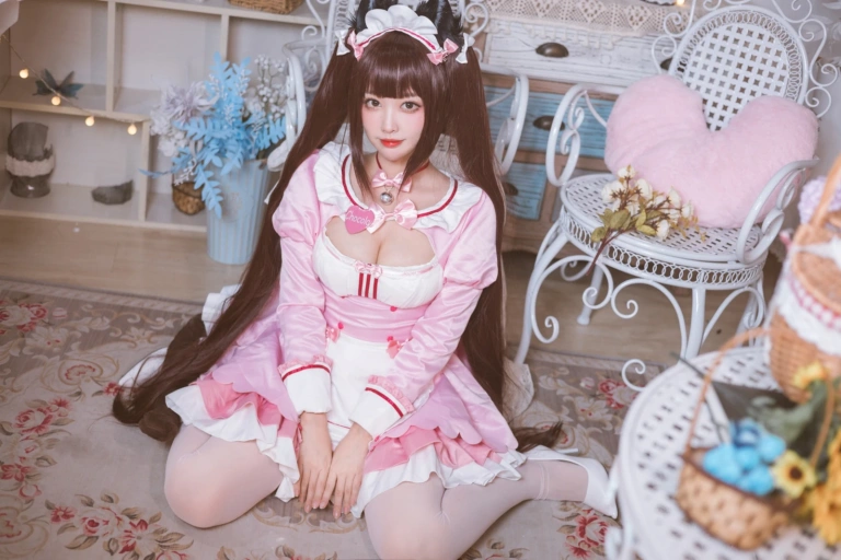 二佐Nisa&宮本桜《巧克力与香子兰女仆》写真图集 50P｜在线预览与图包下载