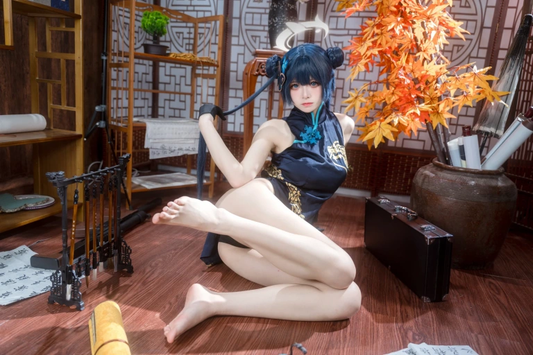 九柒喵《碧蓝档案 妃咲》写真图集 28P｜在线预览与图包下载
