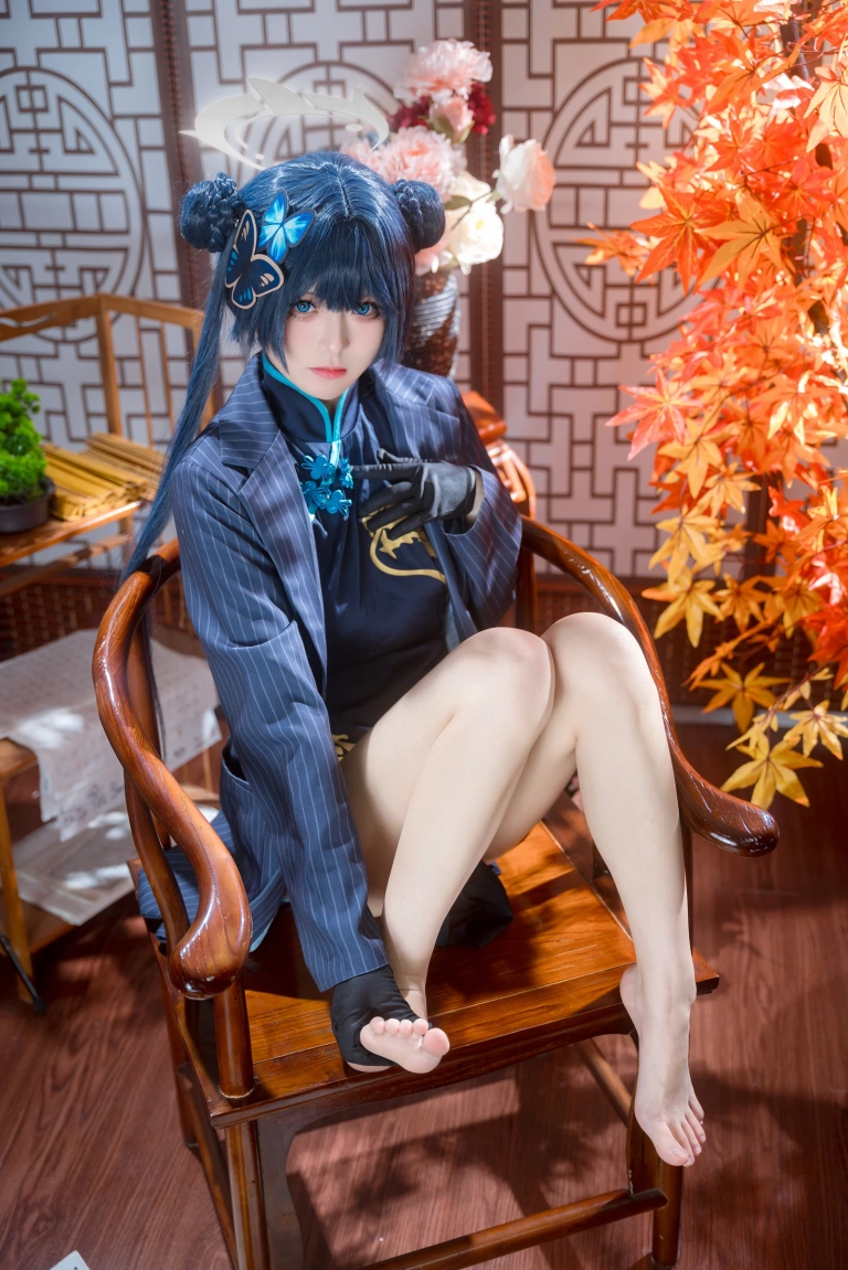 九柒喵《碧蓝档案 妃咲》写真图集 28P｜在线预览与图包下载
