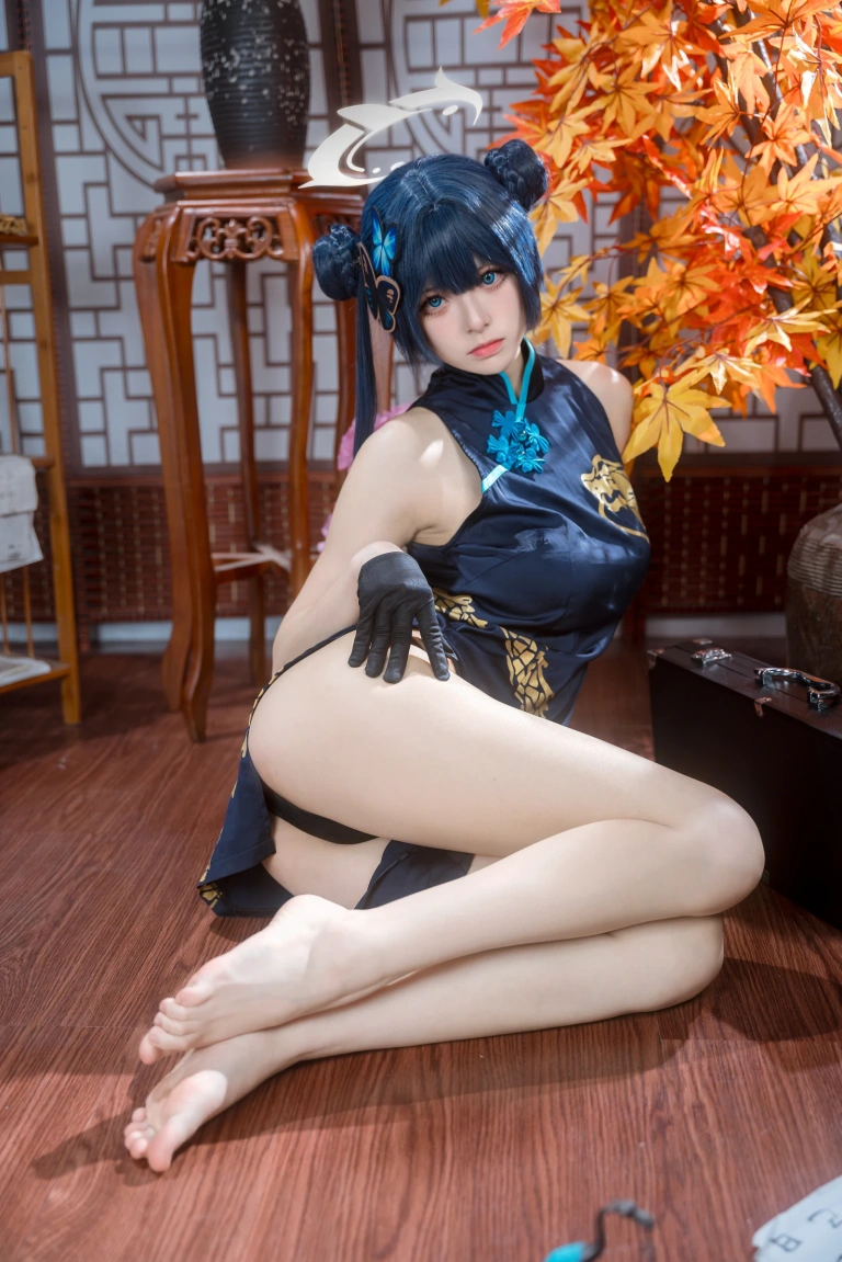 九柒喵《碧蓝档案 妃咲》写真图集 28P｜在线预览与图包下载