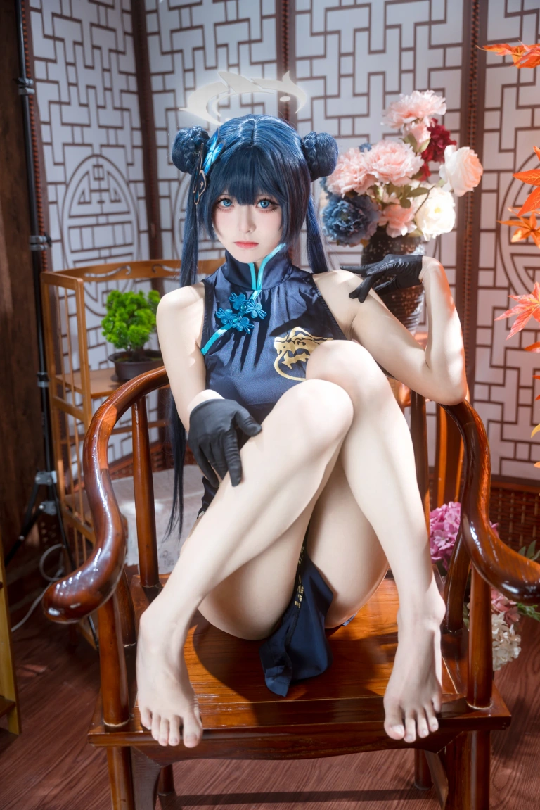 九柒喵《碧蓝档案 妃咲》写真图集 28P｜在线预览与图包下载