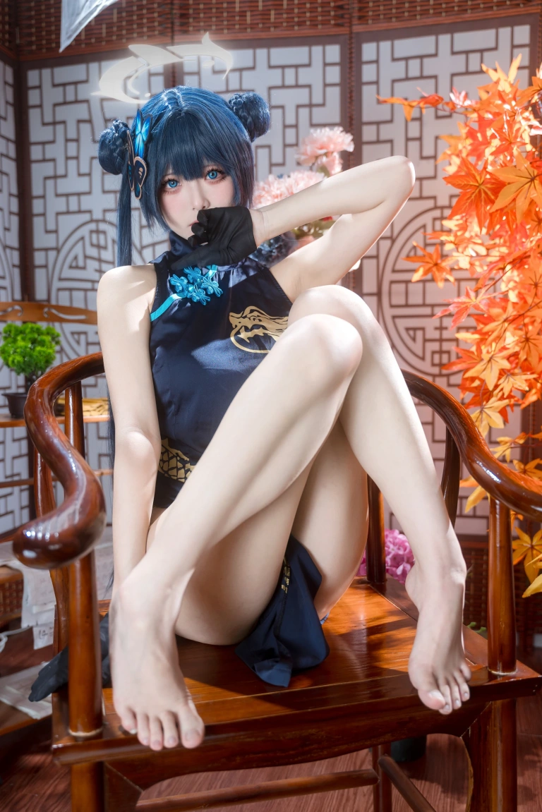 九柒喵《碧蓝档案 妃咲》写真图集 28P｜在线预览与图包下载