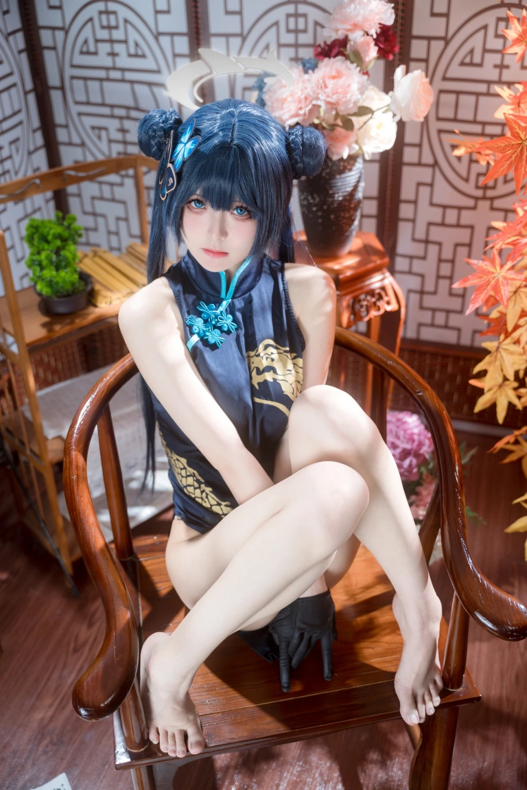 九柒喵《碧蓝档案 妃咲》写真图集 28P｜在线预览与图包下载