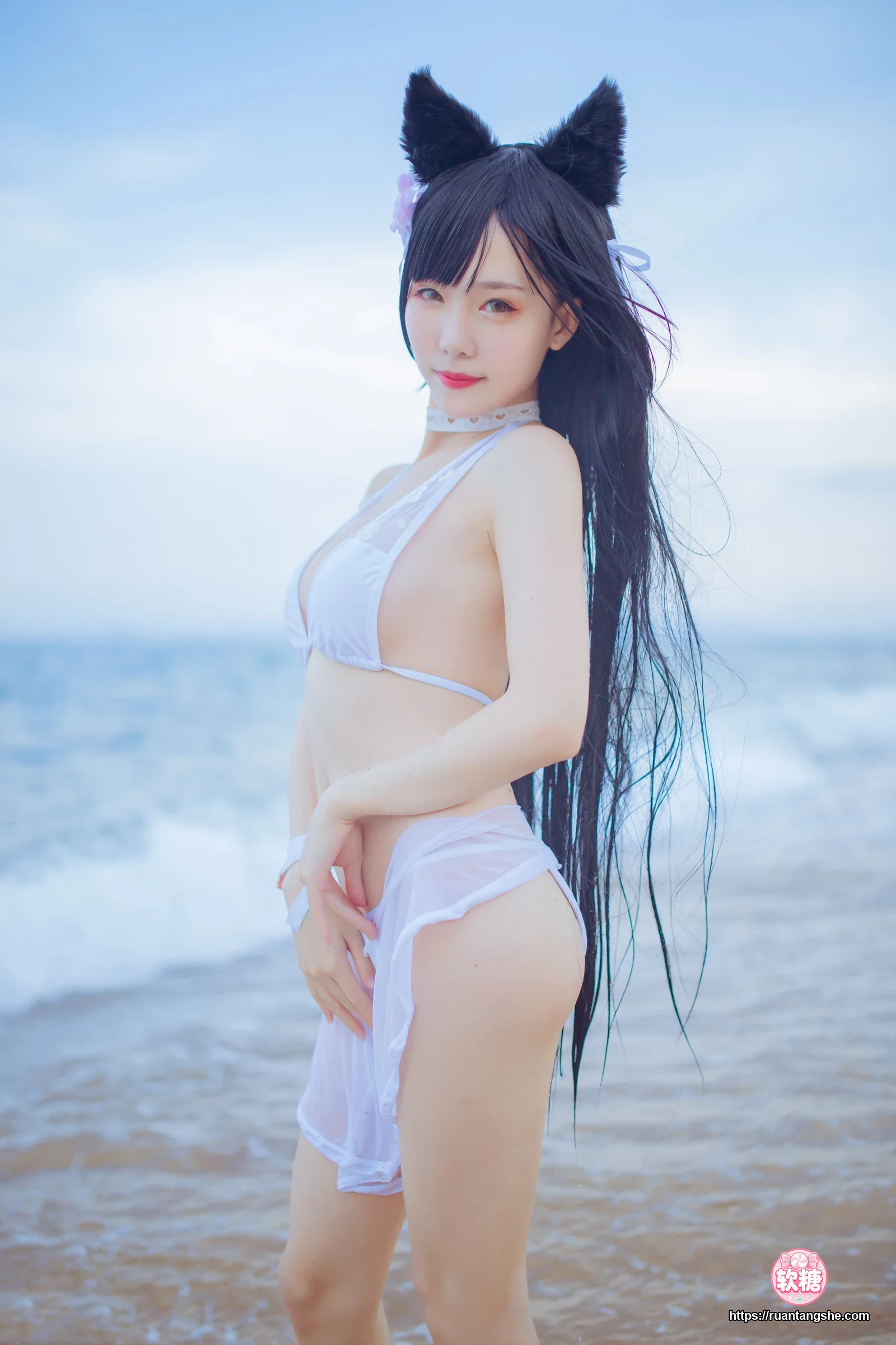 不呆猫 不呆猫 NO.001 - 獒犬海边泳装(&抖娘)