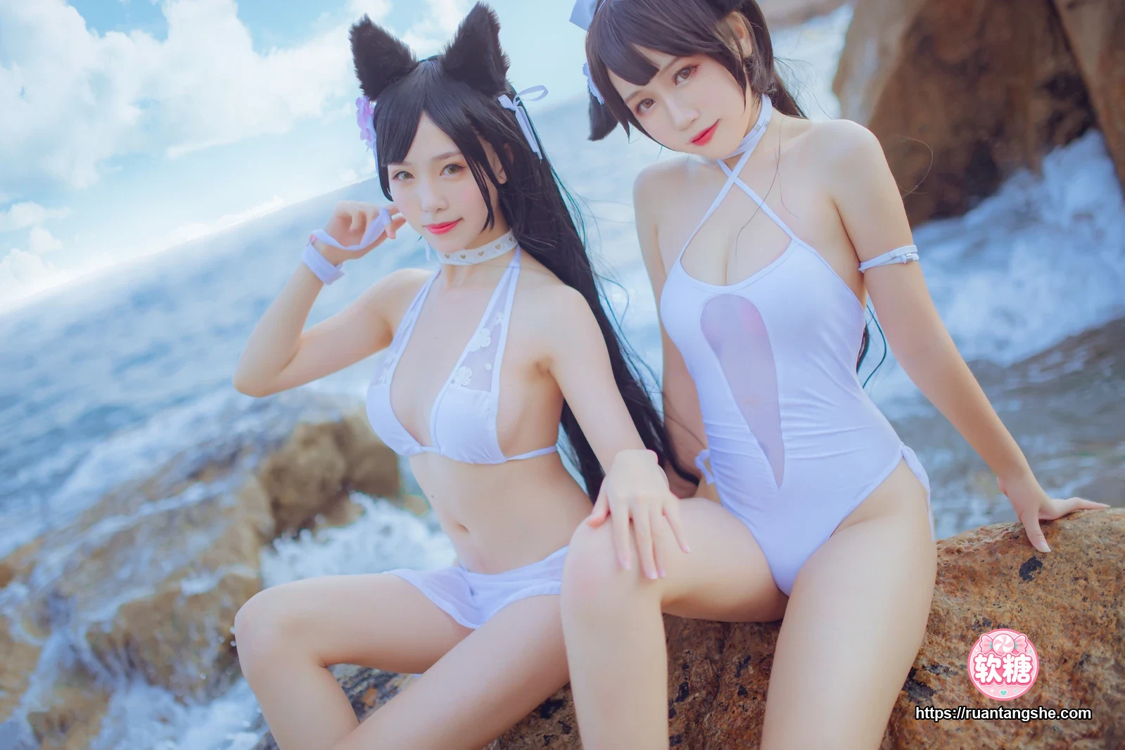 不呆猫 不呆猫 NO.001 - 獒犬海边泳装(&抖娘)