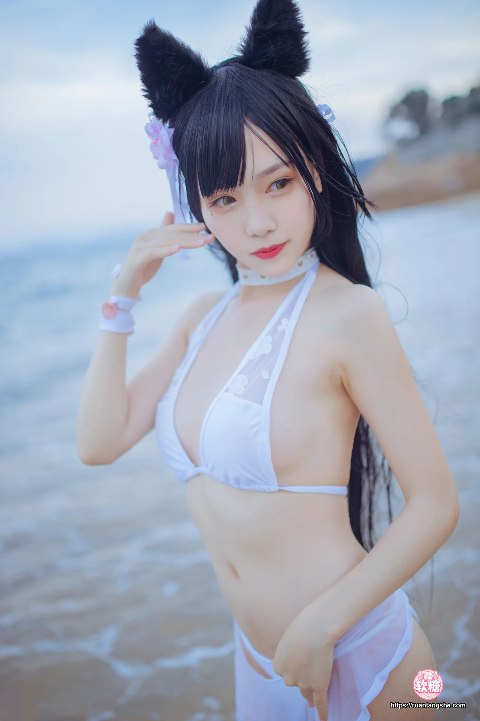 不呆猫 不呆猫 NO.001 - 獒犬海边泳装(&抖娘)