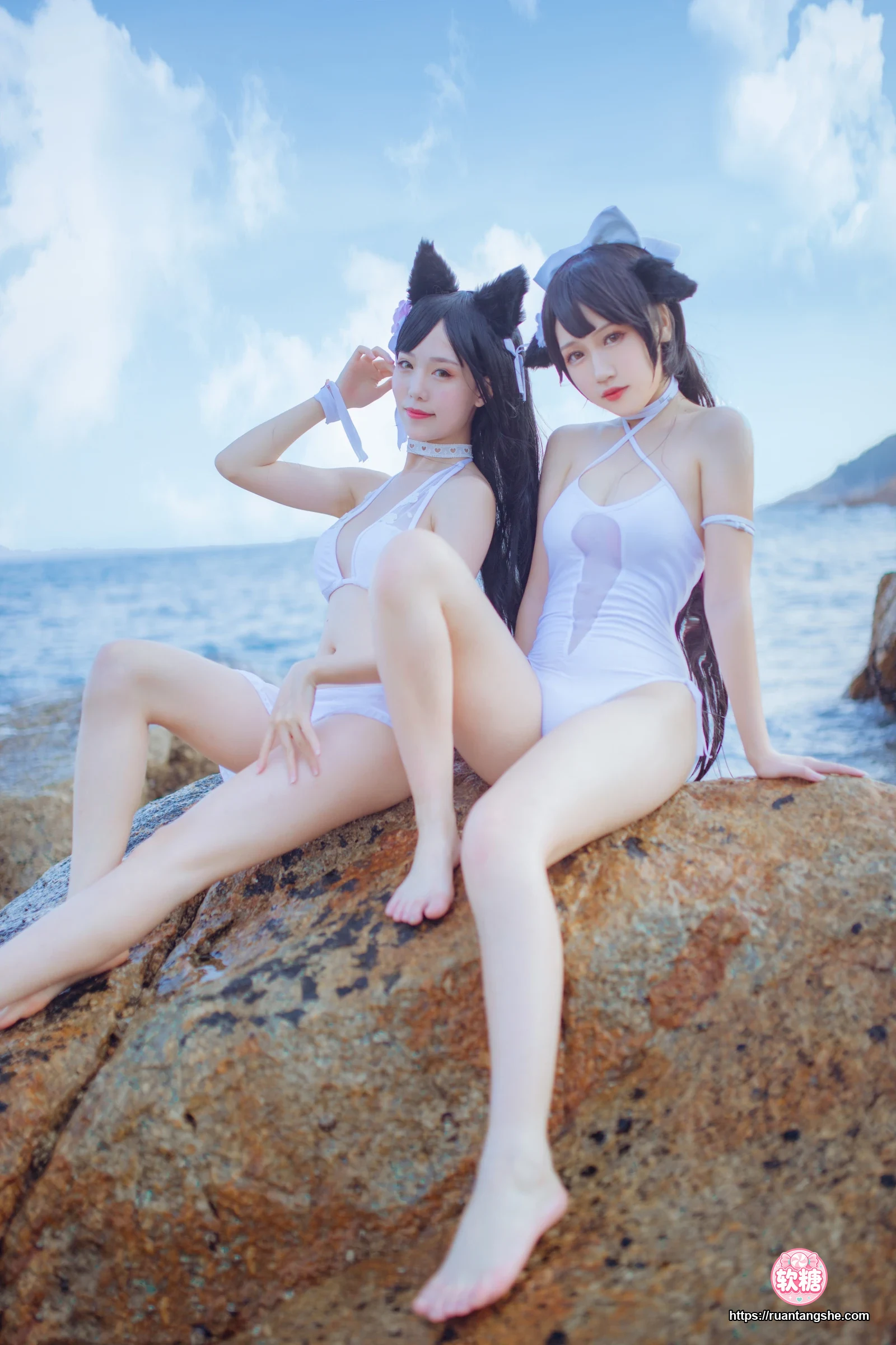 不呆猫 不呆猫 NO.001 - 獒犬海边泳装(&抖娘)