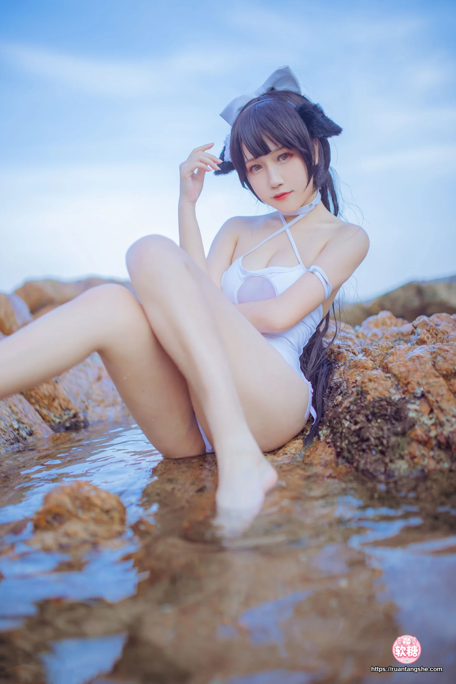 不呆猫 不呆猫 NO.001 - 獒犬海边泳装(&抖娘)