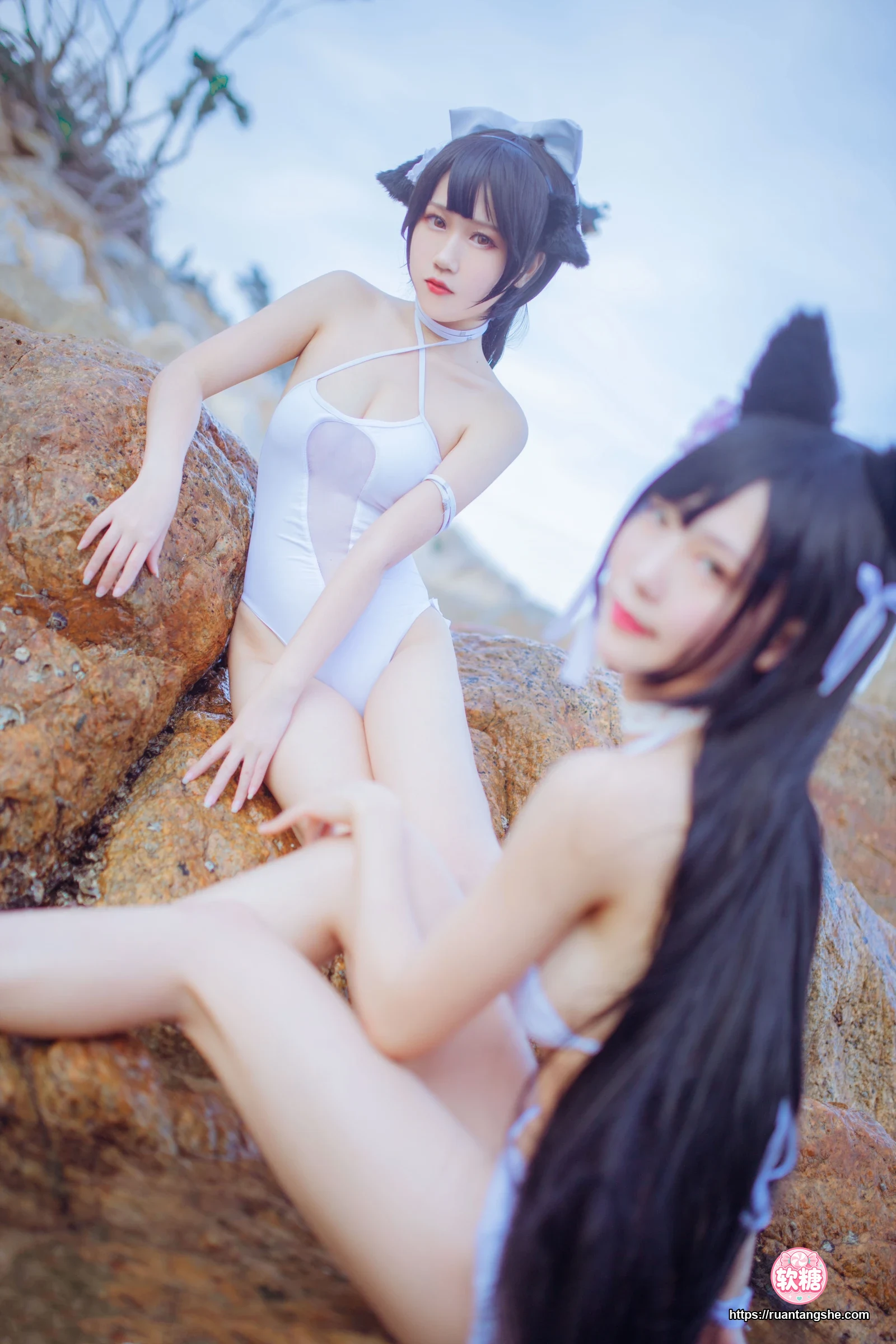 不呆猫 不呆猫 NO.001 - 獒犬海边泳装(&抖娘)