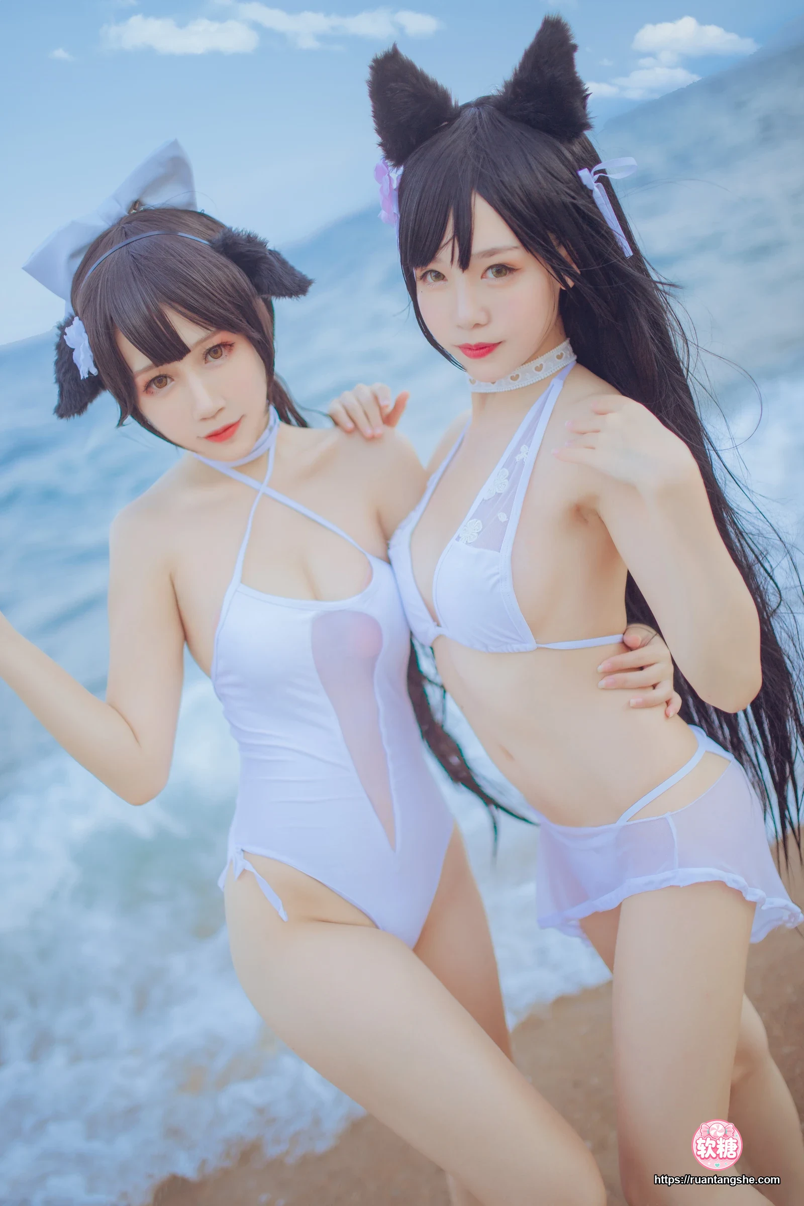 不呆猫 不呆猫 NO.001 - 獒犬海边泳装(&抖娘)
