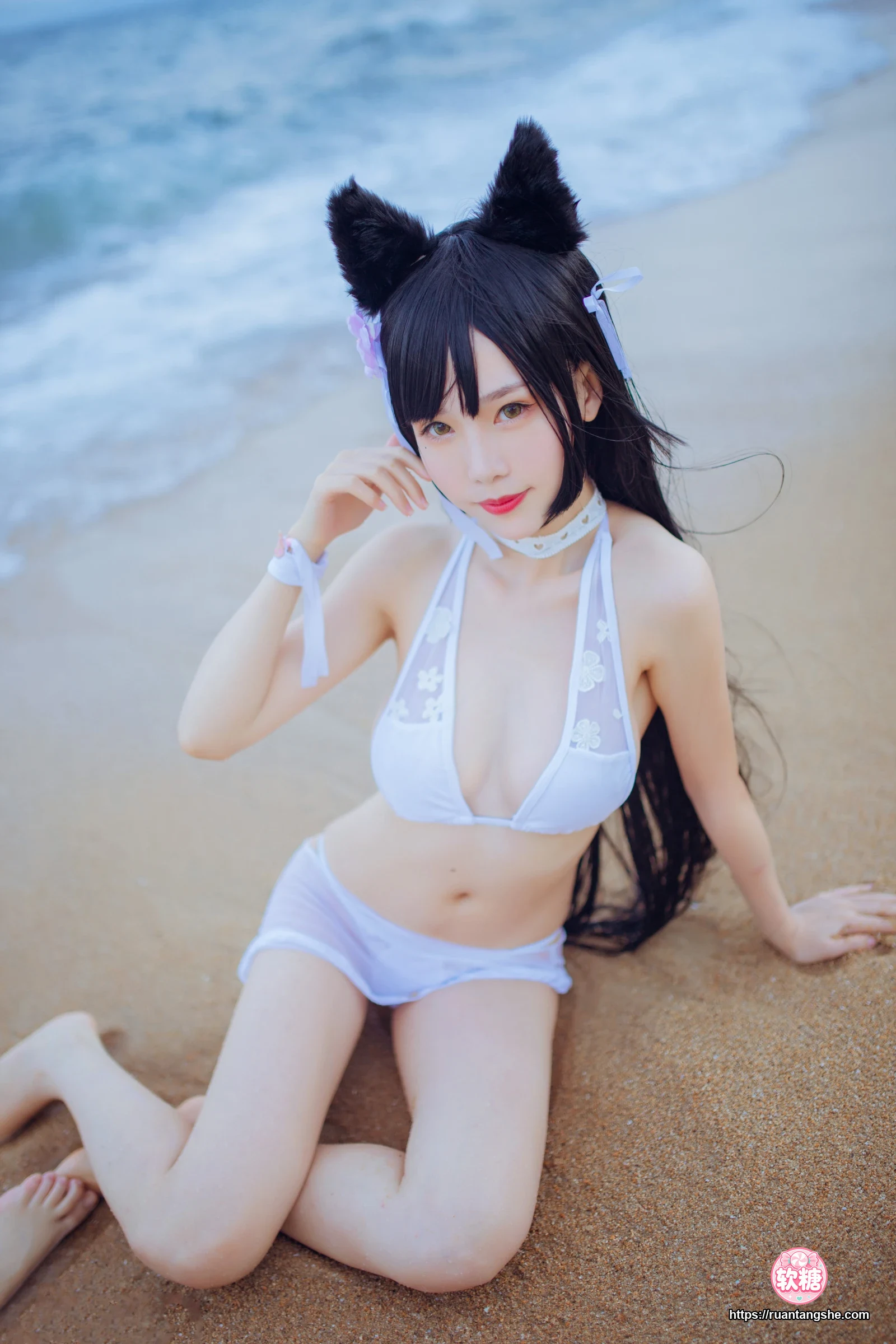 不呆猫 不呆猫 NO.001 - 獒犬海边泳装(&抖娘)