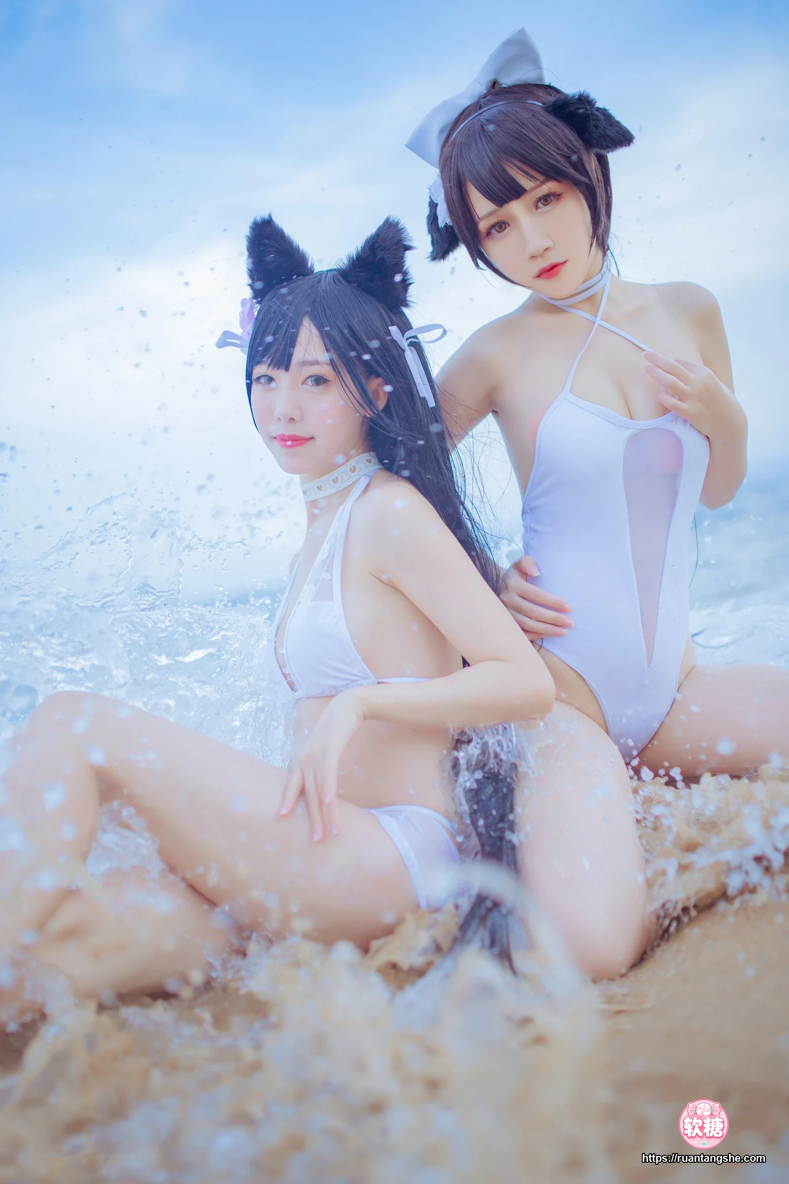 不呆猫 不呆猫 NO.001 - 獒犬海边泳装(&抖娘)