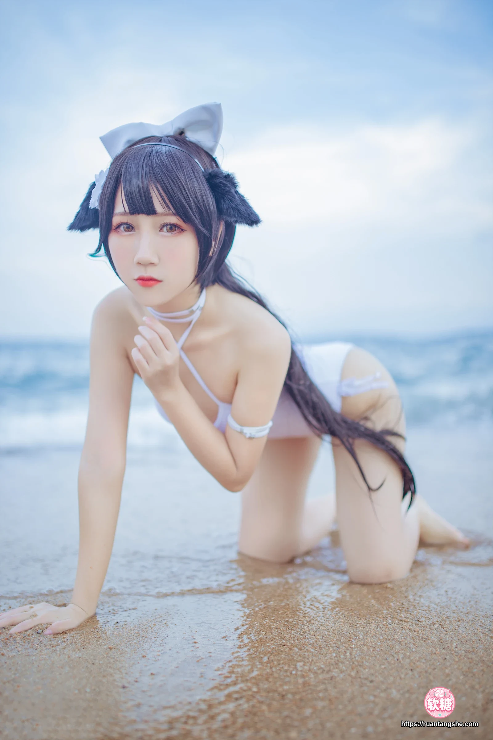不呆猫 不呆猫 NO.001 - 獒犬海边泳装(&抖娘)