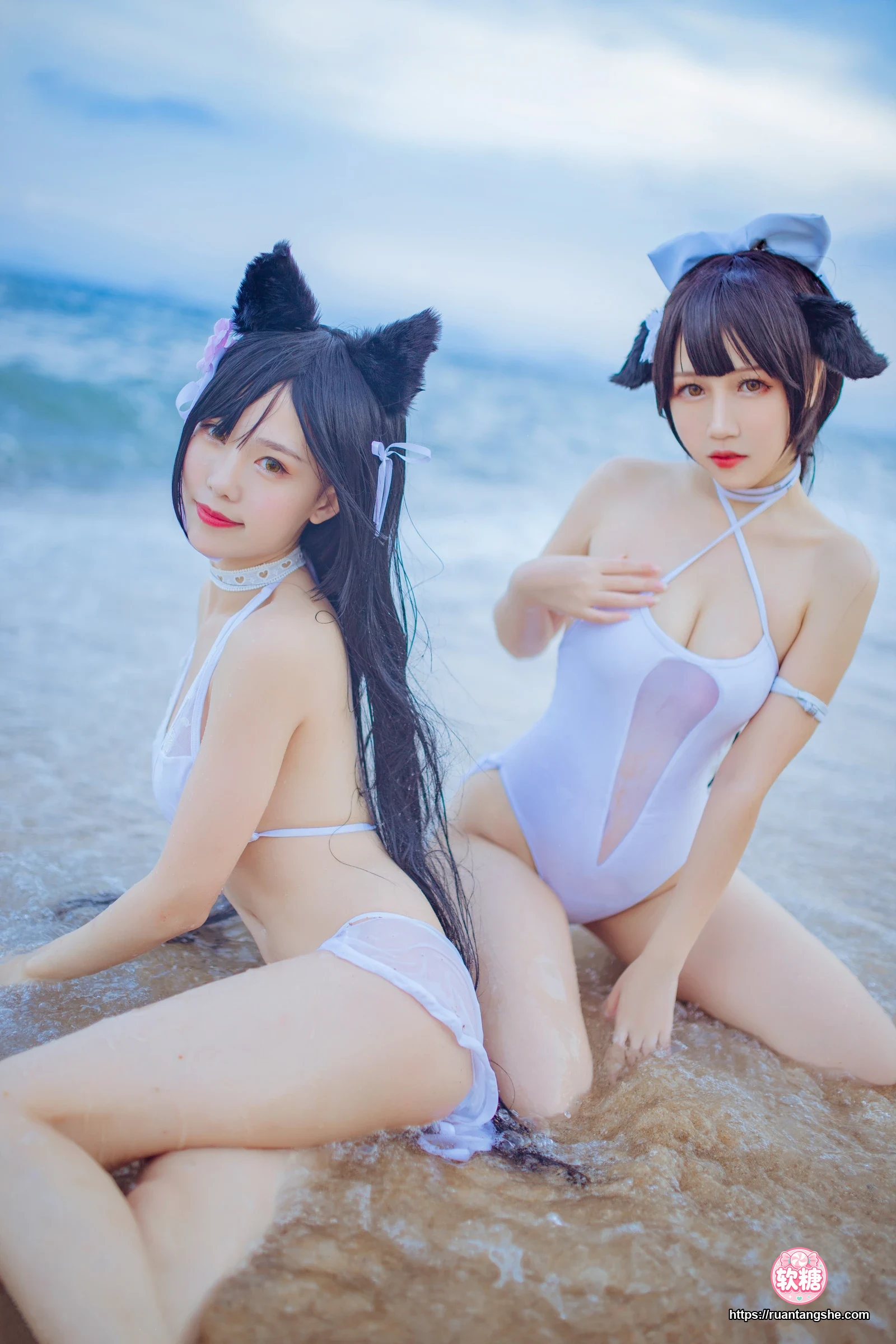 不呆猫 不呆猫 NO.001 - 獒犬海边泳装(&抖娘)