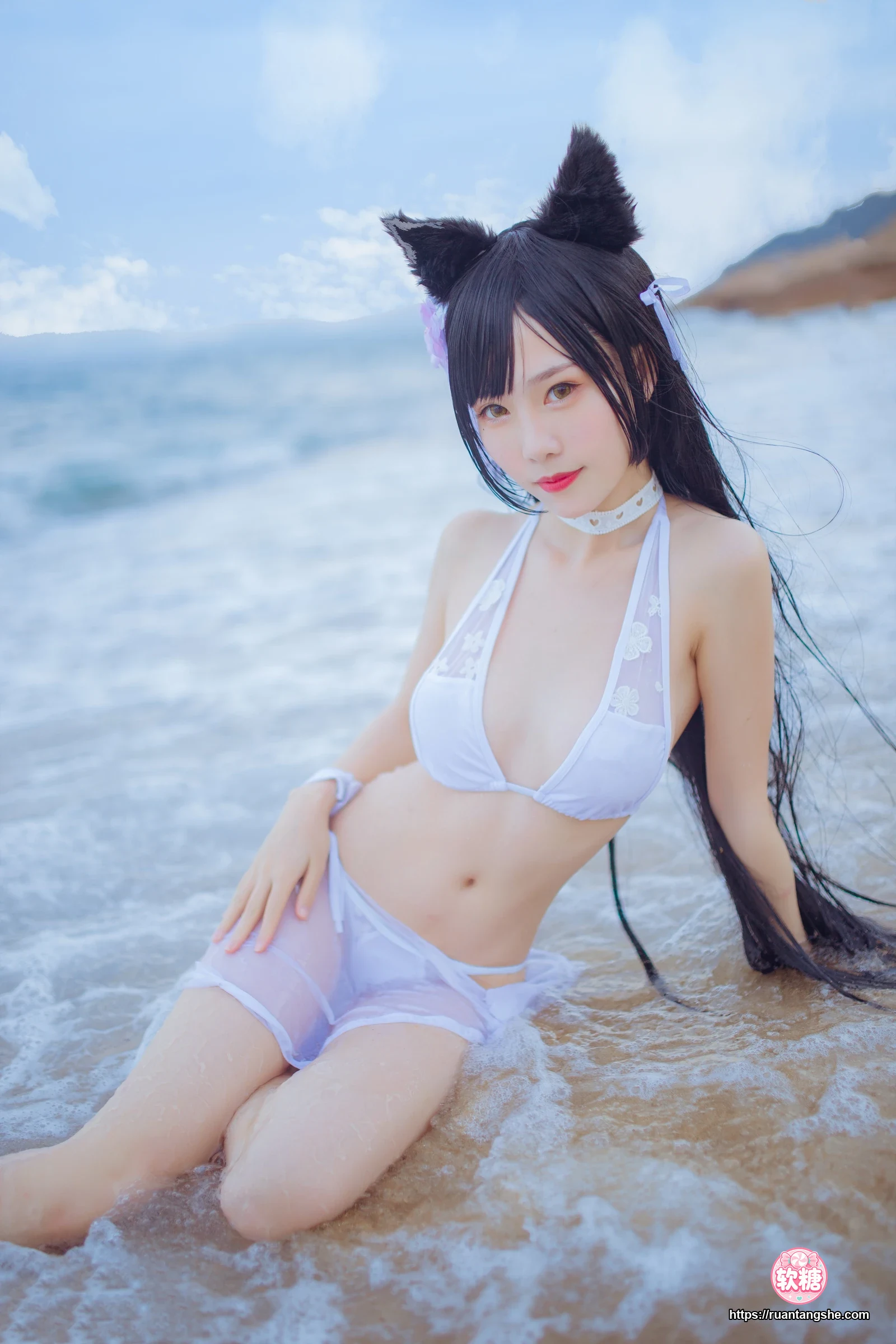 不呆猫 不呆猫 NO.001 - 獒犬海边泳装(&抖娘)