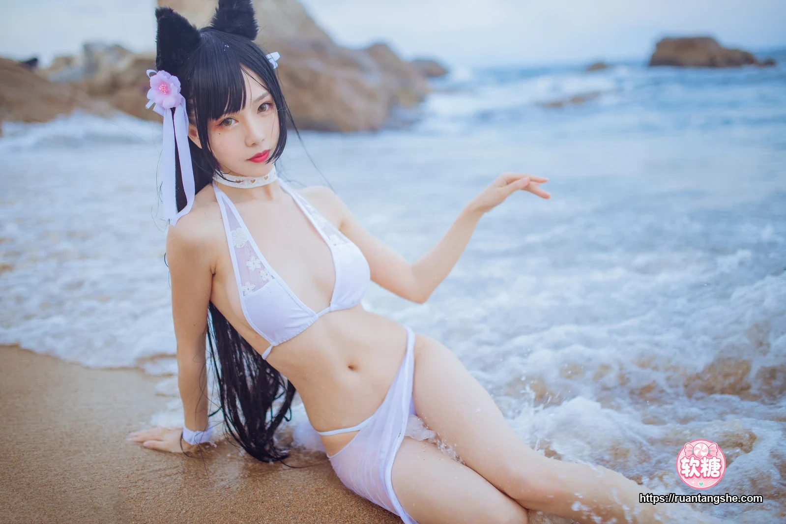 不呆猫 不呆猫 NO.001 - 獒犬海边泳装(&抖娘)