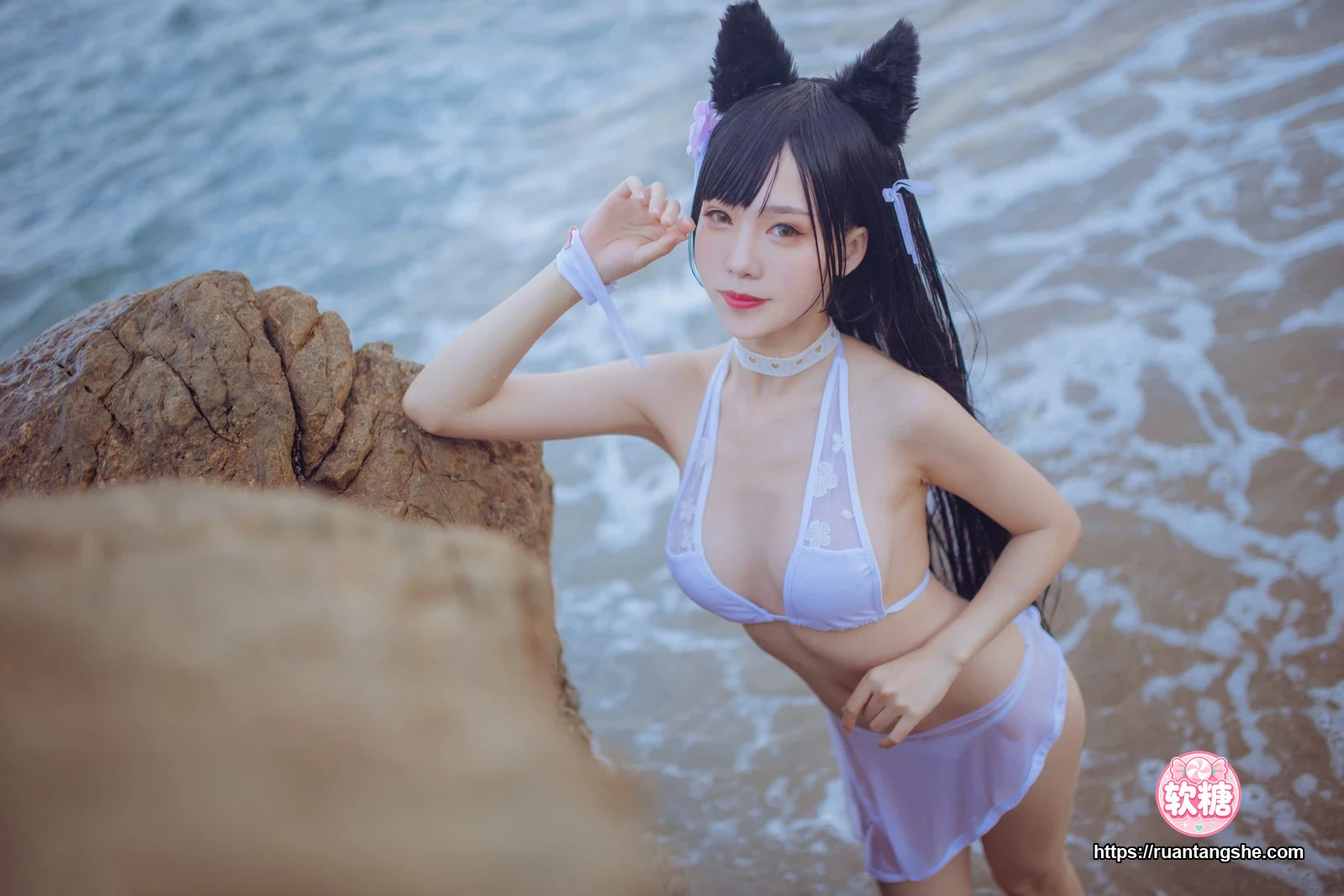 不呆猫 不呆猫 NO.001 - 獒犬海边泳装(&抖娘)