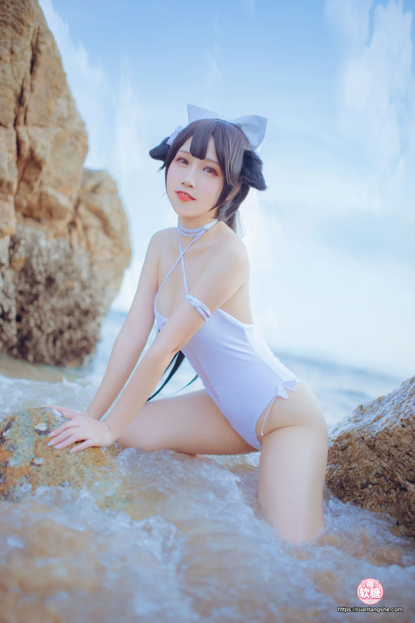 不呆猫 不呆猫 NO.001 - 獒犬海边泳装(&抖娘)