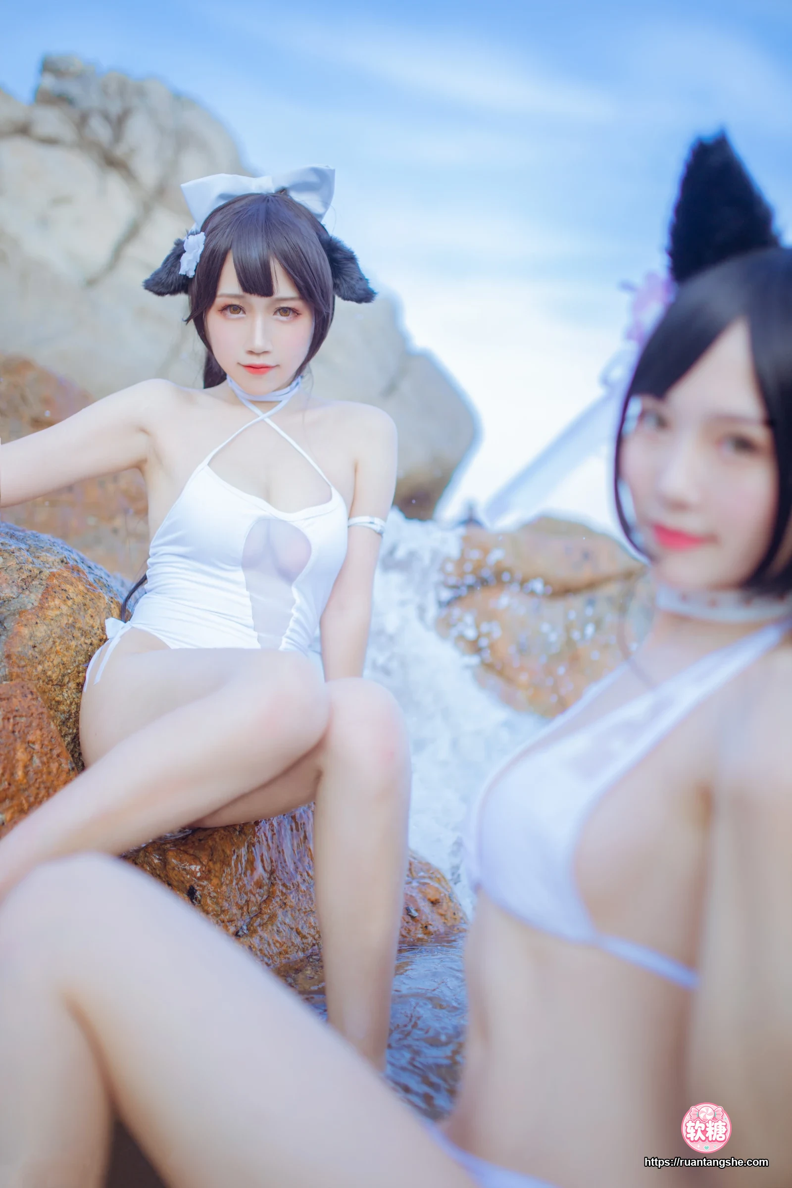 不呆猫 不呆猫 NO.001 - 獒犬海边泳装(&抖娘)