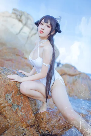 不呆猫《獒犬海边泳装（&抖娘）》写真图集 41P｜在线预览与图包下载