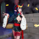 阿包也是兔娘《酒吞童子》写真图集 9P｜在线预览与图包下载