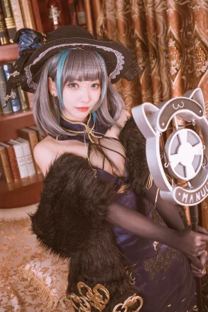 宮本桜《柴郡旗袍 音乐绚烂CaitSith》写真图集 20P｜在线预览与图包下载
