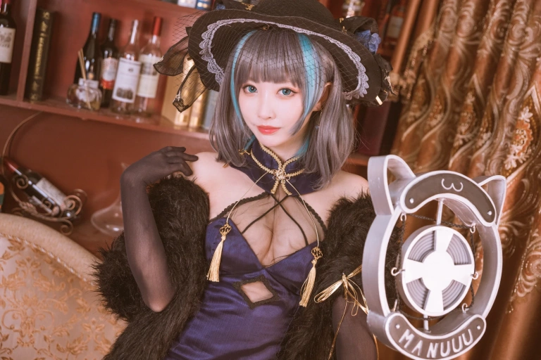 宮本桜《柴郡旗袍 音乐绚烂CaitSith》写真图集 20P｜在线预览与图包下载