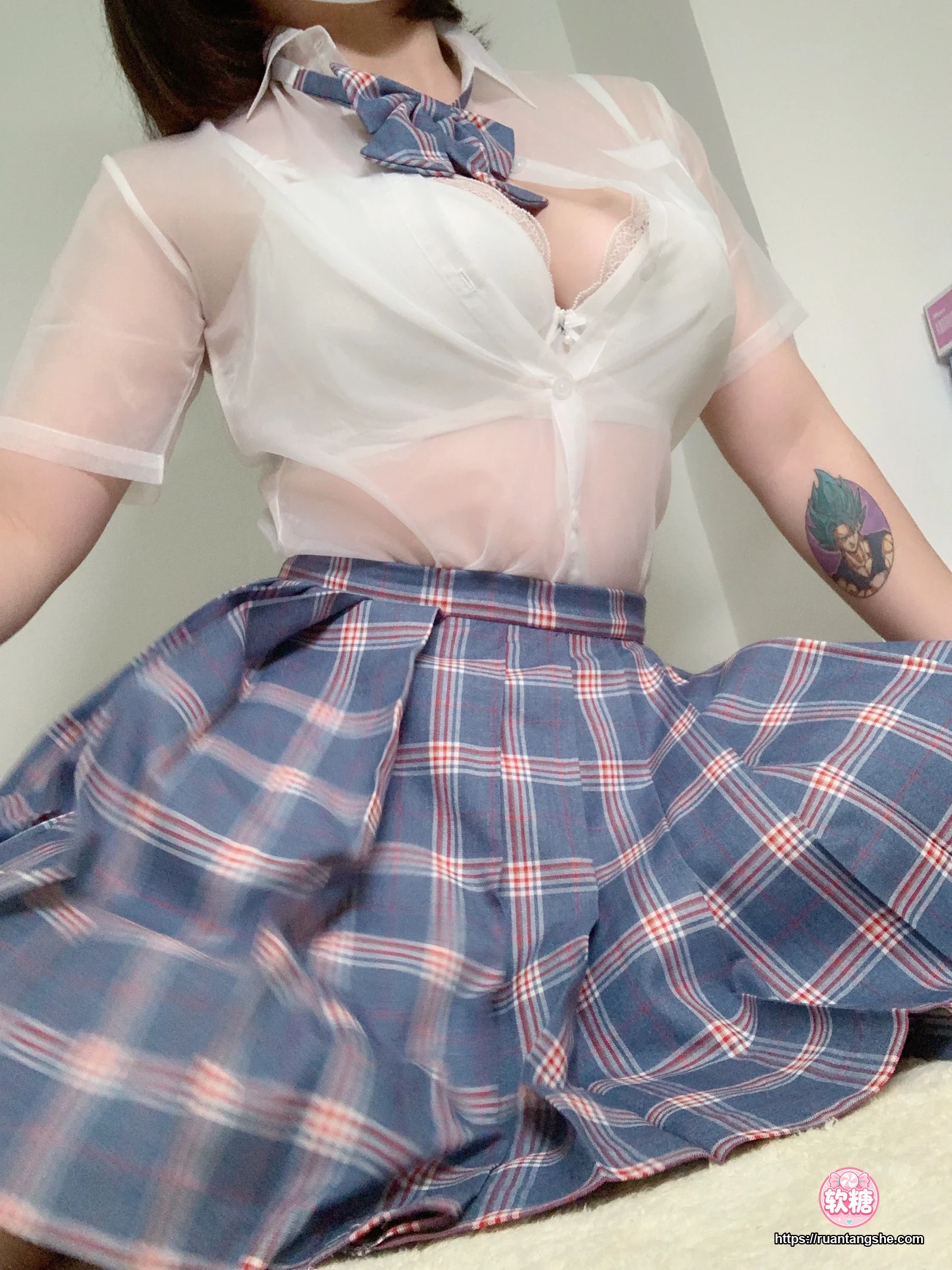 皮皮奶 皮皮奶 NO.001 - jk透明制服自拍