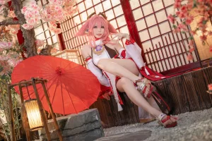 樱岛嗷一《八重神子》写真图集 20P｜在线预览与图包下载