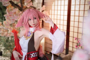 樱岛嗷一《八重神子》写真图集 20P｜在线预览与图包下载