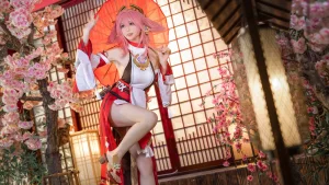 樱岛嗷一《八重神子》写真图集 20P｜在线预览与图包下载