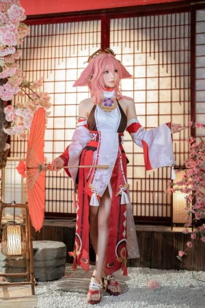 樱岛嗷一《八重神子》写真图集 20P｜在线预览与图包下载