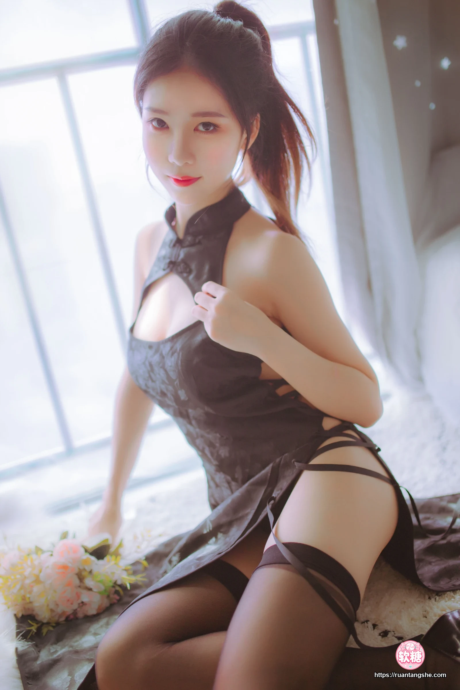 不呆猫 不呆猫 NO.002 - 黑白旗袍双子(&抖娘)