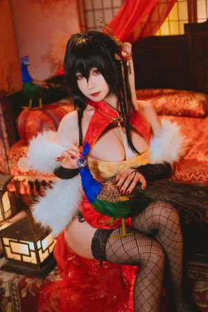 贞子蜜桃《大凤旗袍》写真图集 10P｜在线预览与图包下载