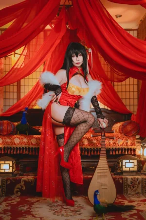贞子蜜桃《大凤旗袍》写真图集 10P｜在线预览与图包下载