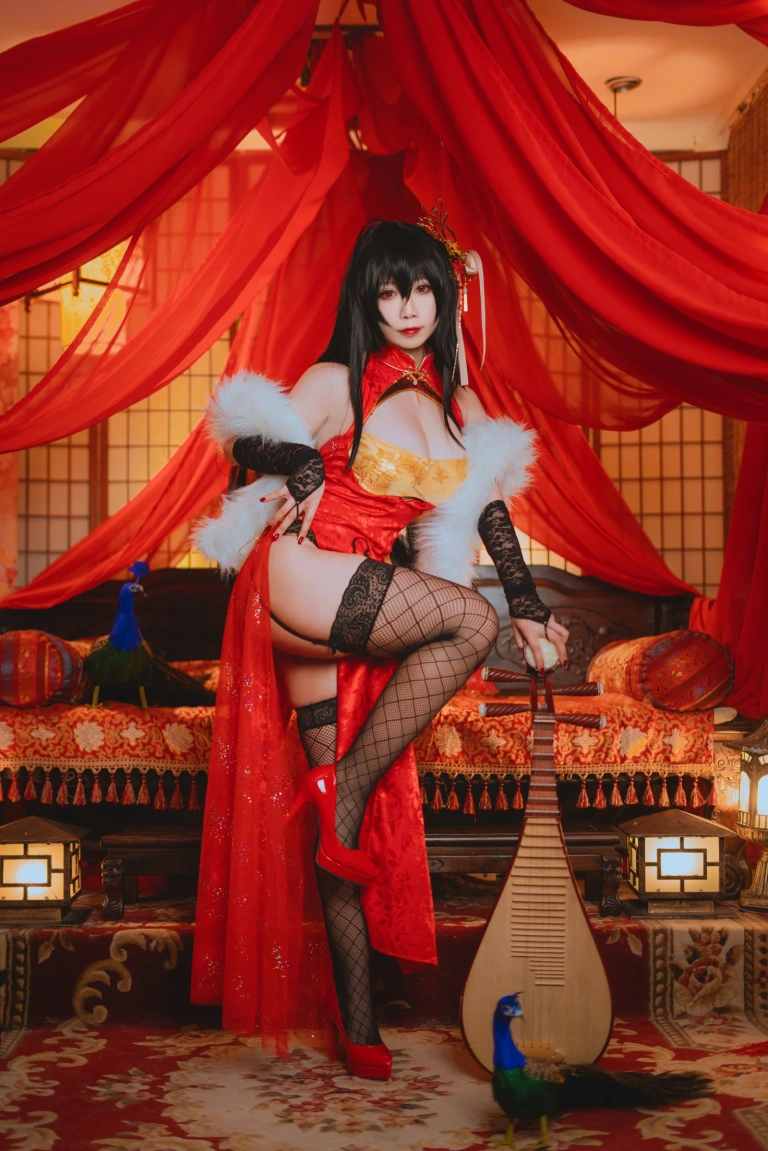 贞子蜜桃《大凤旗袍》写真图集 10P｜在线预览与图包下载