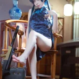 三無人型《碧蓝档案 妃咲旗袍》写真图集 42P｜在线预览与图包下载
