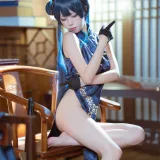三無人型《碧蓝档案 妃咲旗袍》写真图集 42P｜在线预览与图包下载