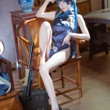 三無人型《碧蓝档案 妃咲旗袍》写真图集 42P｜在线预览与图包下载